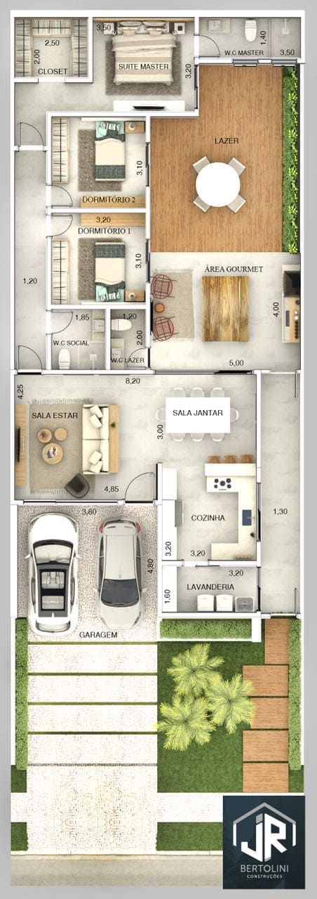 casas terreas ...