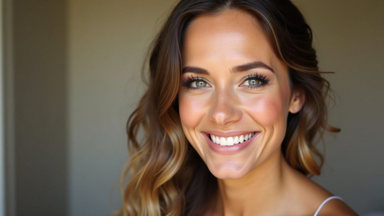 Brazilian woman with light skin, strategic concealer, fresh look, afternoon wedding makeup, Corretivo estratégico para um olhar descansado em maquiagem de casamento.