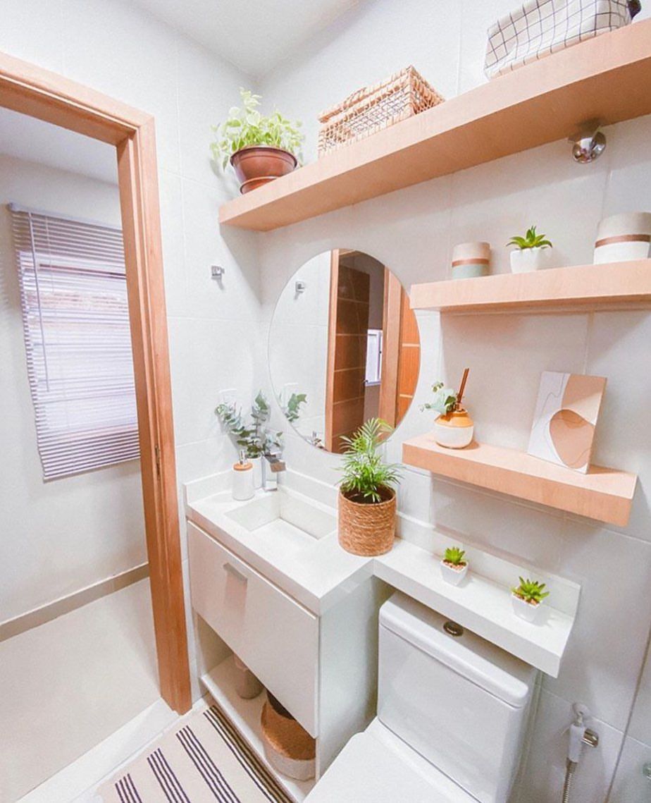 Como Decorar Banheiro Pequeno: 80 ...