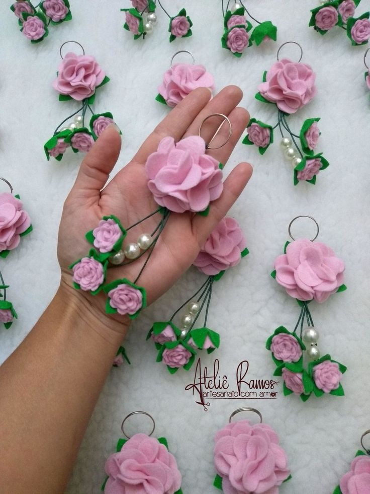Flor De Feltro: 85 Modelos Lindos para ...