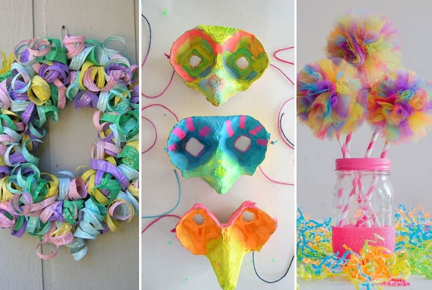 de Carnaval simples e baratas para casa ...