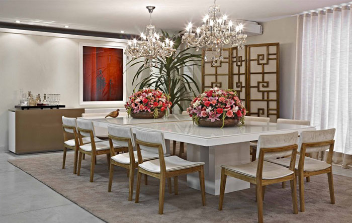 arranjos de flores para mesa de jantar ...