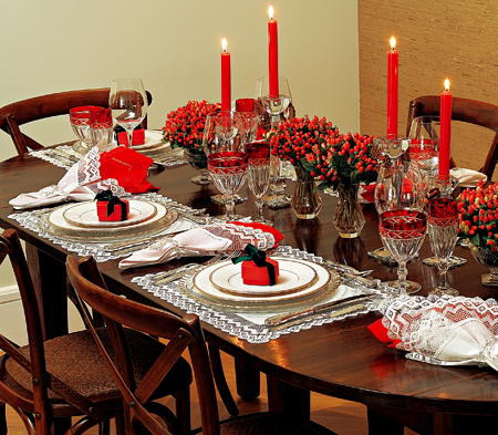 IDEIA DE MESAS DECORADAS PARA O NATAL ...