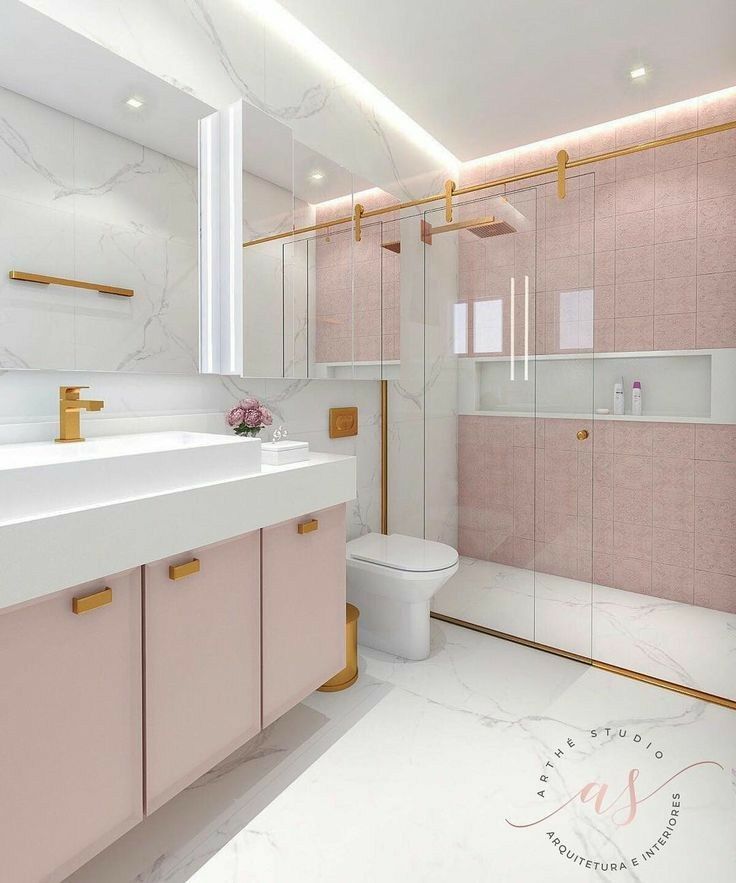 45 ideias de Banheiro ROSA | banheiro ...
