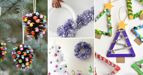 27 Enfeites de Natal Fáceis de Fazer em ...