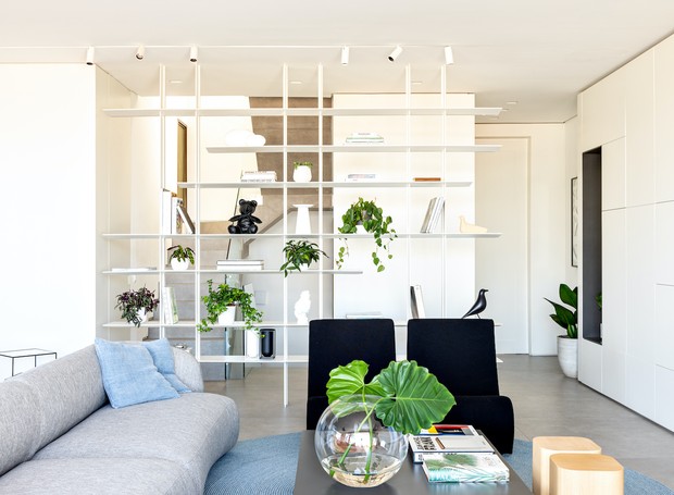 usar estante como divisor de ambientes ...