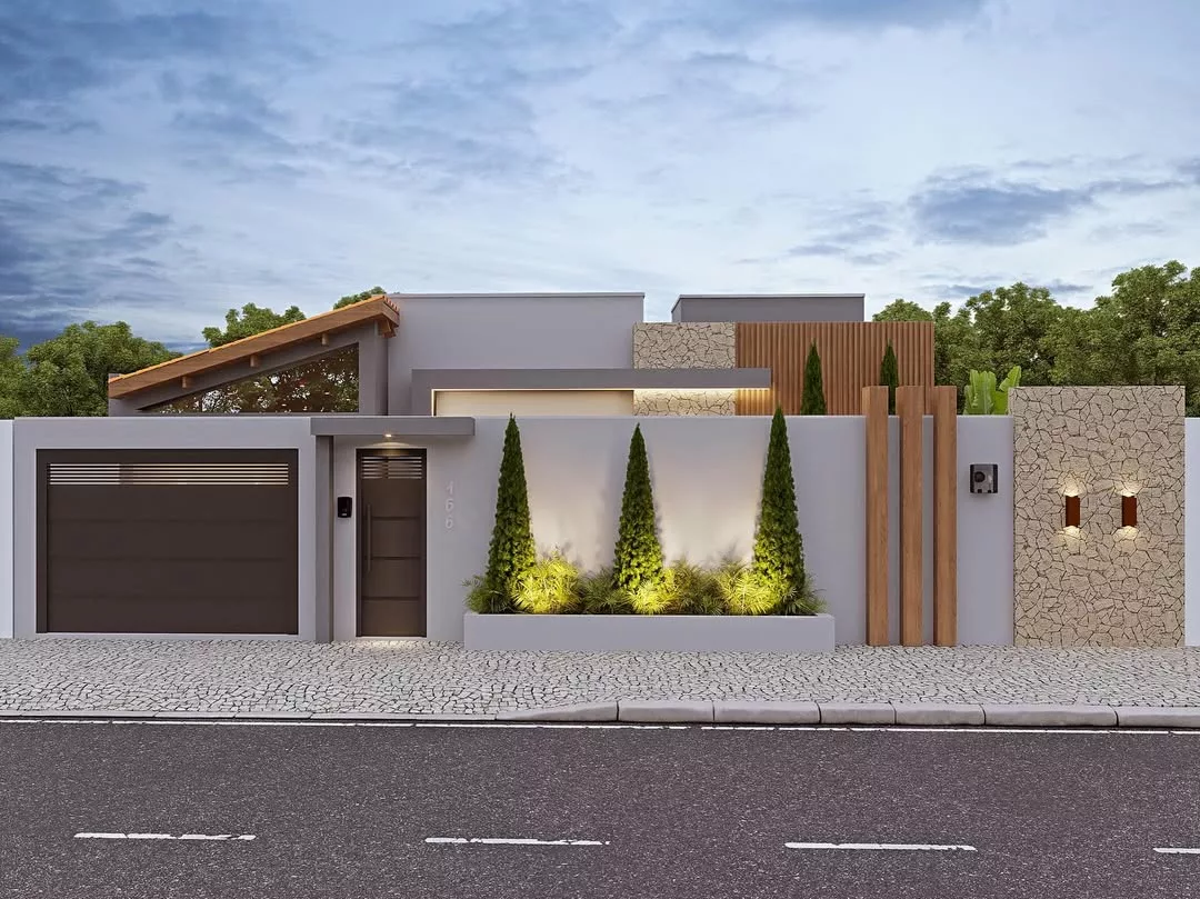 Fachadas modernas: inspire-se com muros ...