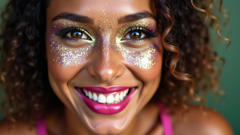 Maquiagem com Glitter para o Carnaval: Brilhe Muito!