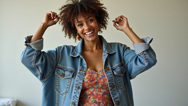 Jaqueta Jeans Oversized: A Tendência Confortável que Veio para Ficar (Inspire-se!)