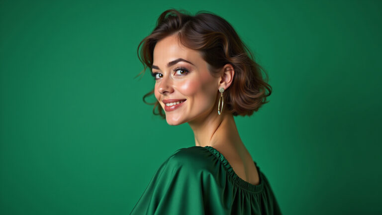 Qual batom combina com vestido verde?