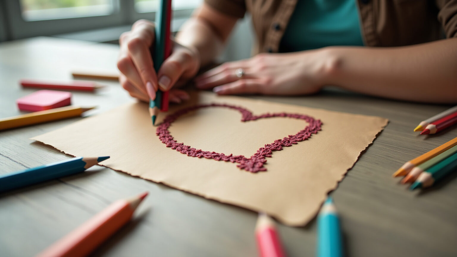 50 Imagens de Desenho de Coração: Para Colorir ou para Artesanato