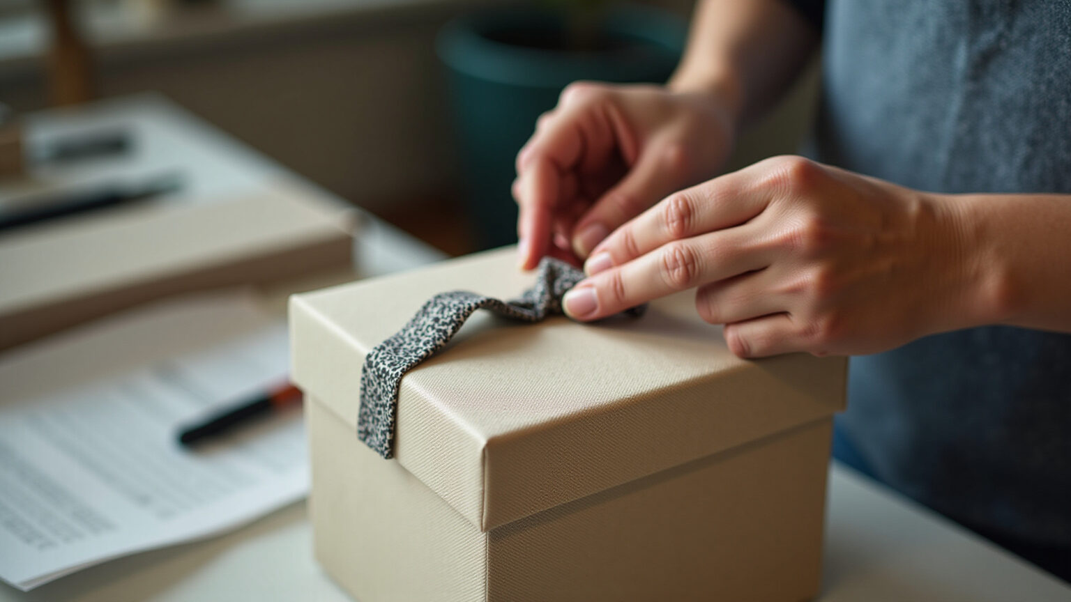 Elegância em Caixas: Descubra a Técnica da Cartonagem Francesa (Tecido Colado)