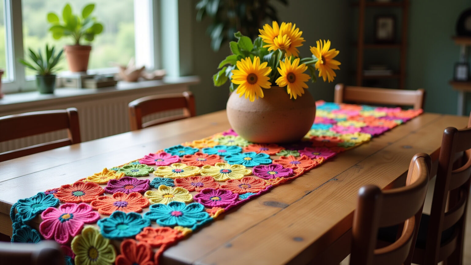 20 Ideias de Caminho de Mesa de Crochê com Flores: Inspiração e Dicas Exclusivas
