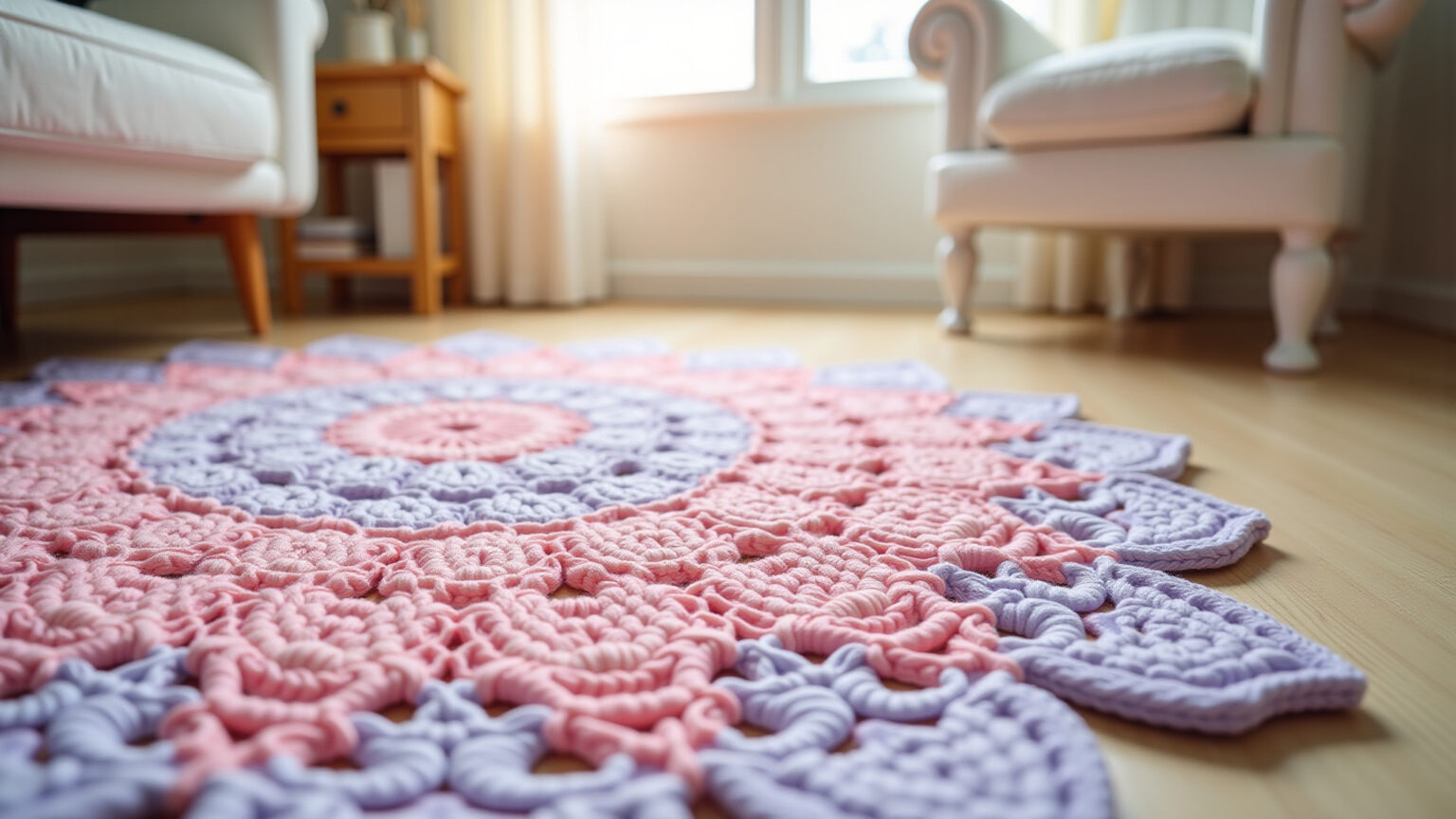 15 Ideias de Tapete de crochê para quarto de menina: Dicas e Passo a Passo