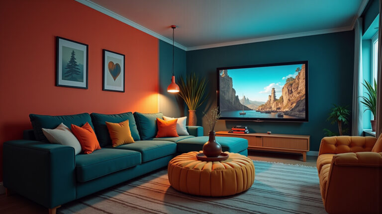 Sala de TV Decorada: O Segredo Revelado para um Cinema Aconchegante em Casa