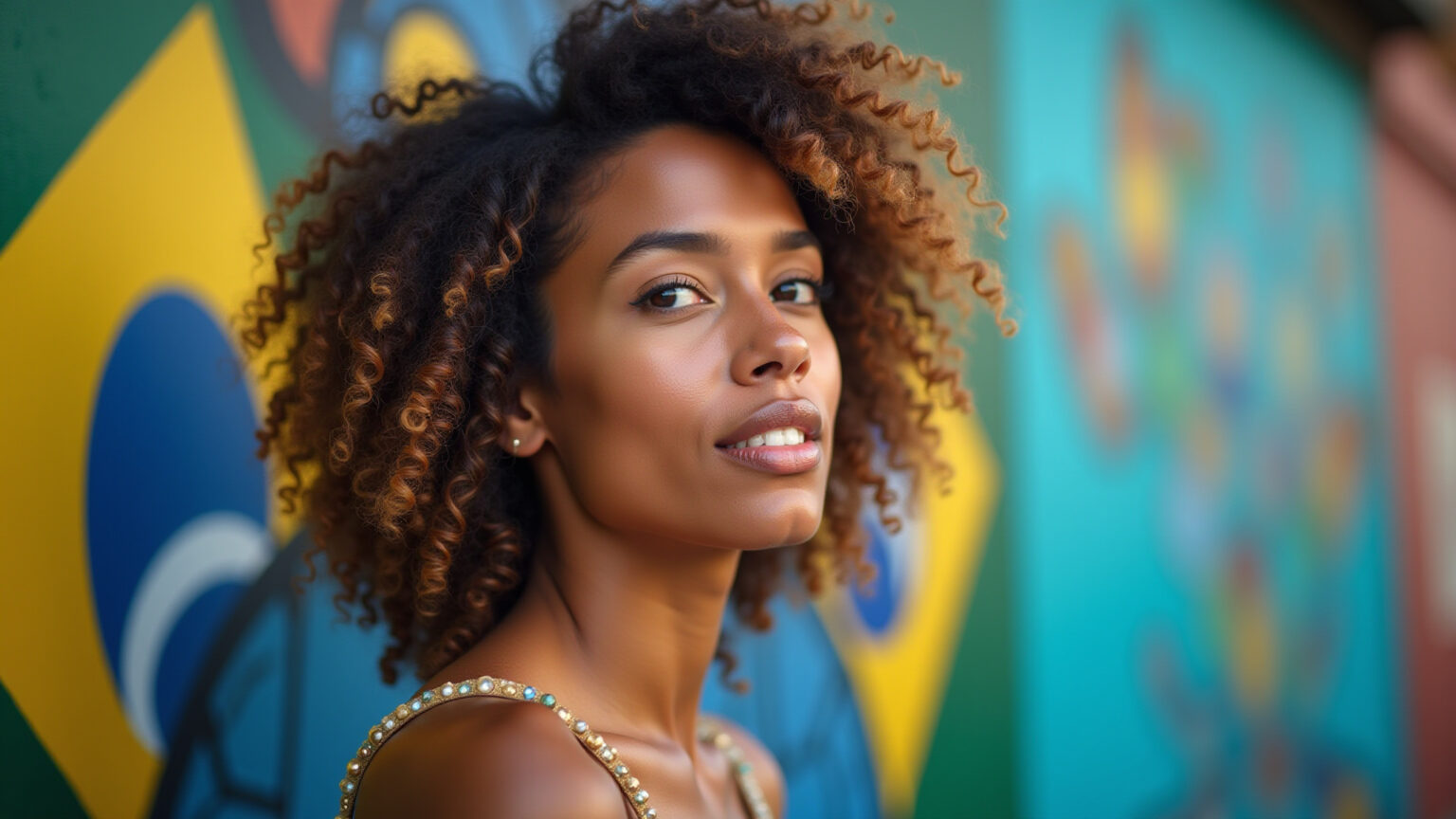 Mulher confiante se protegendo da manipulação com autoconsciência.