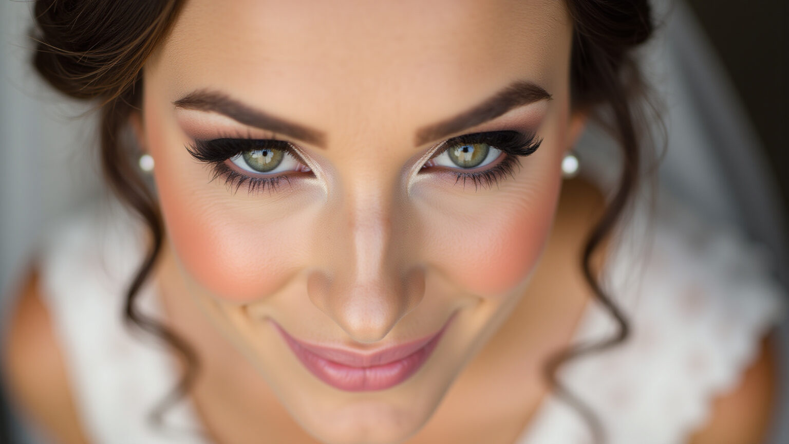 Maquiagem para Noiva Morena: Realce a Beleza Natural no Grande Dia Noiva morena radiante com maquiagem natural e elegante.