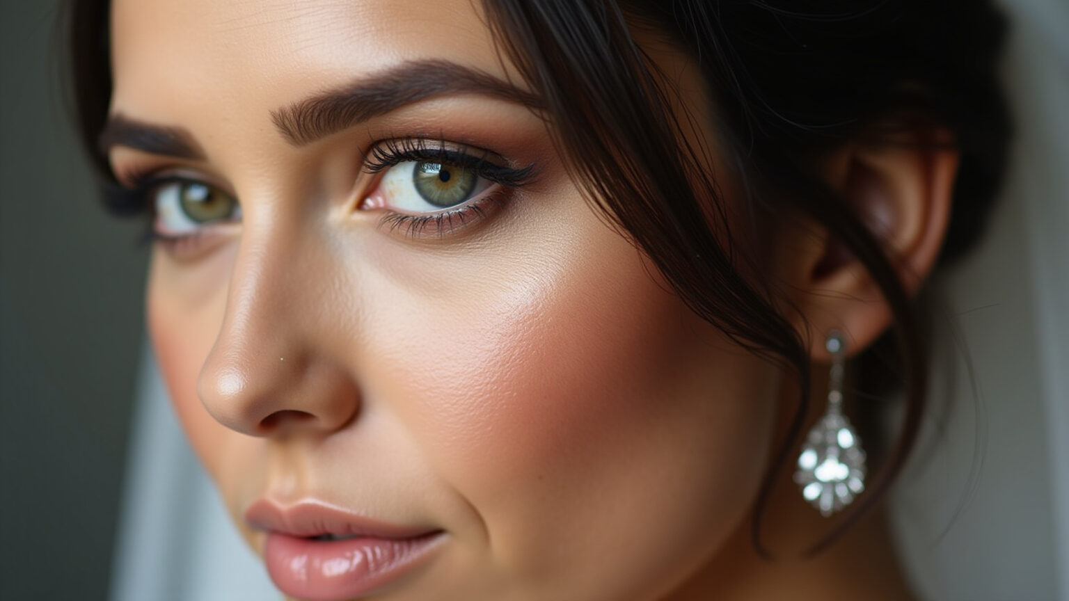 Maquiagem para Noiva Morena à Noite: Dicas e Inspirações para Brilhar! Maquiagem sofisticada para noiva morena, ideal para casamentos noturnos.