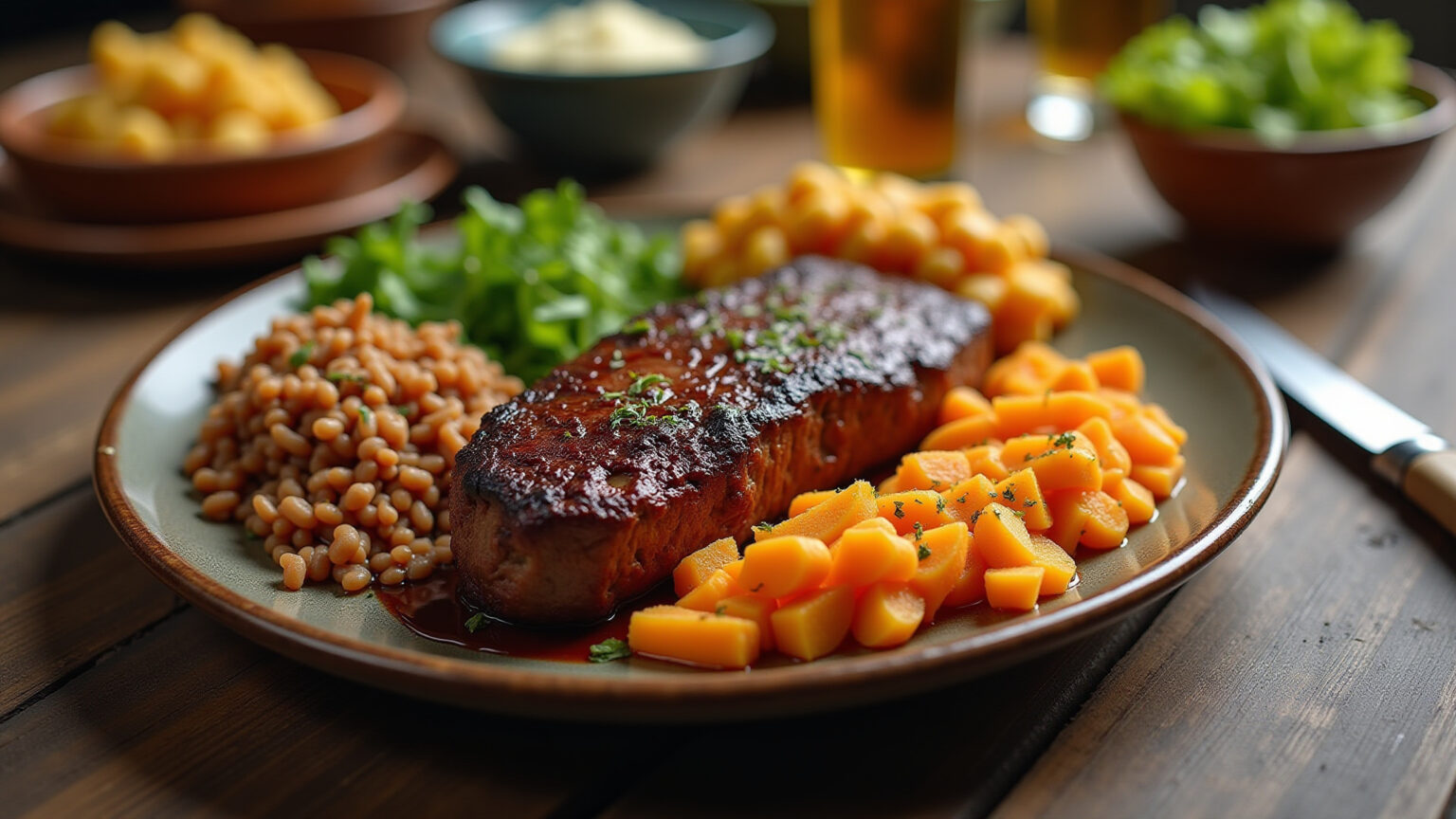 Bife acebolado clássico, um prato saboroso e reconfortante.