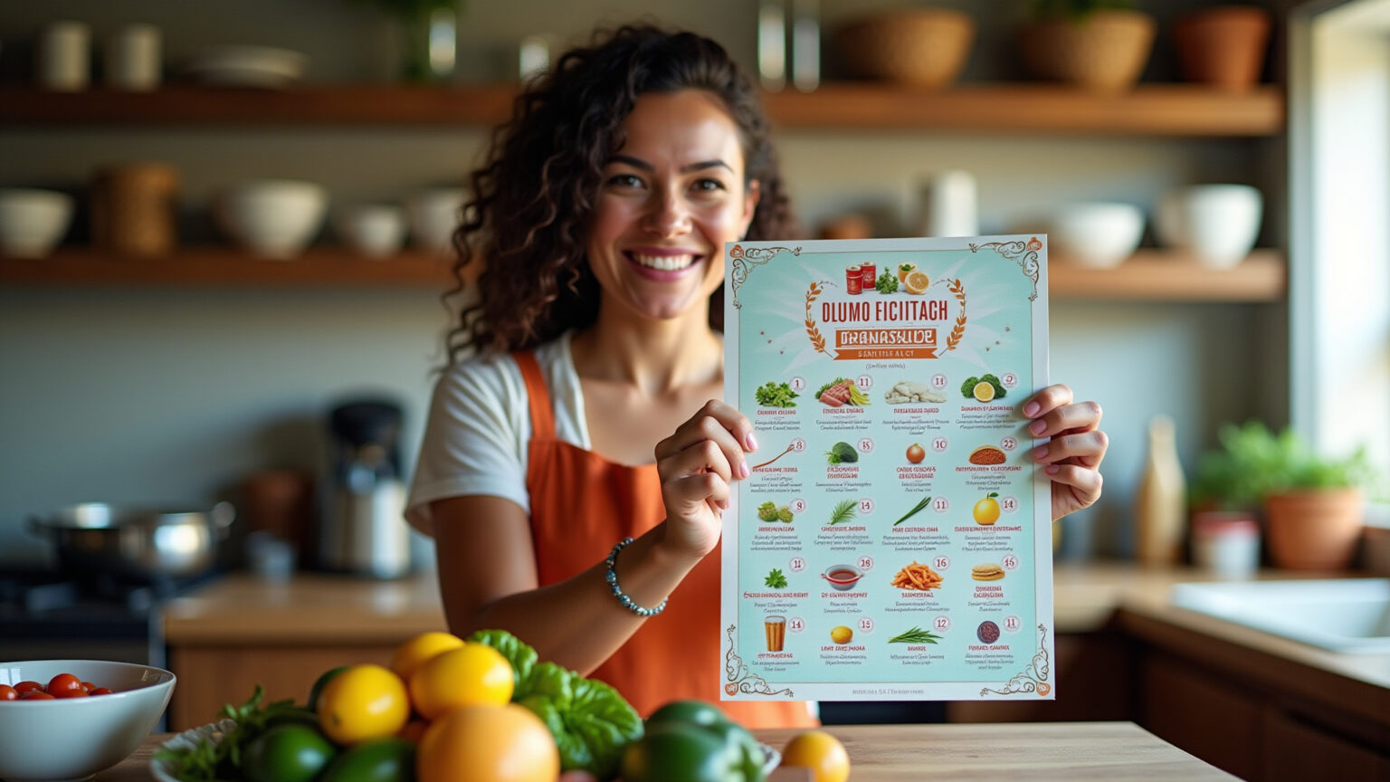 Checklist da cozinha perfeita com 25 itens essenciais.