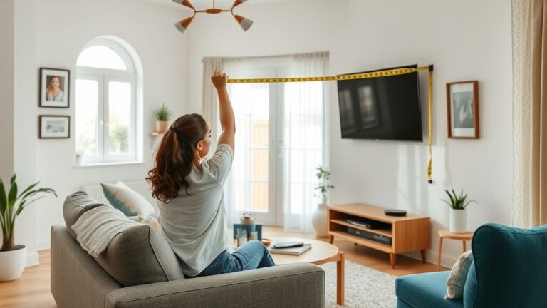 Altura da TV na sala: o cálculo exato para seu conforto