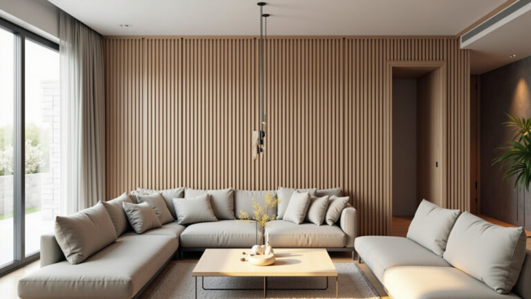 Parede Ripada na Sala: o detalhe que eleva sua decor!