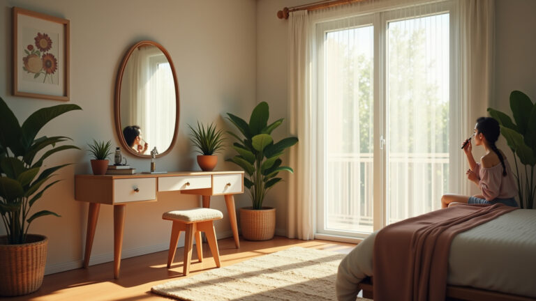 Decoração de Quarto com Penteadeira: 10 Inspirações Funcionais