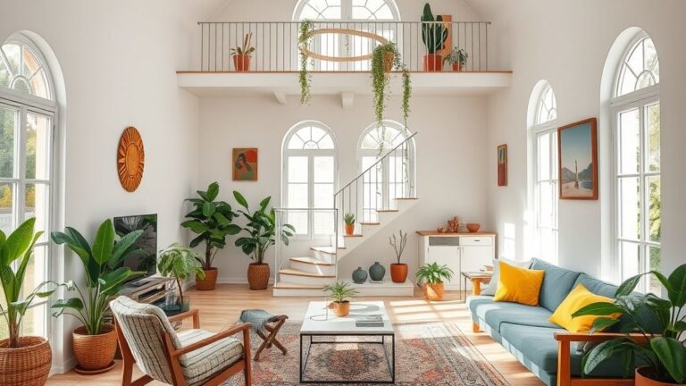 Como Decorar Sala de Estar com Escada com Segurança e Estilo