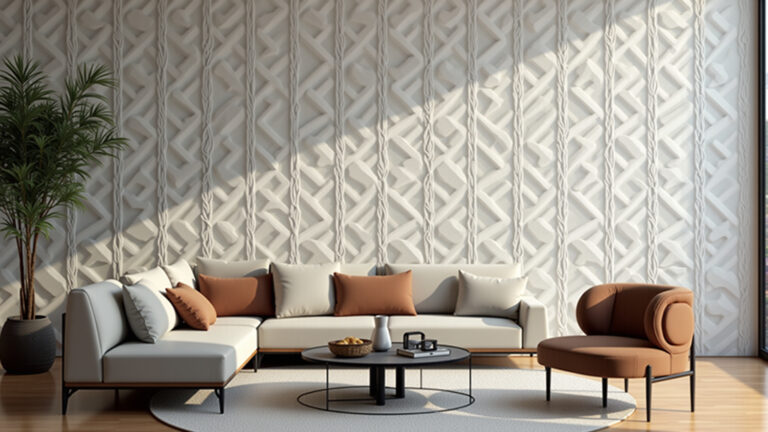 Sala de Estar com Papel de Parede 3D: A Ilusão que Transforma Ambientes (e como escolher a sua)