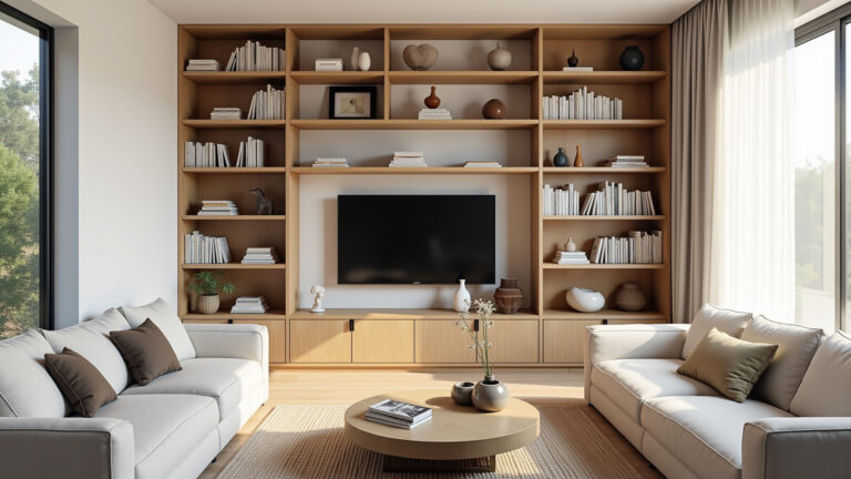 25 Ideias de Estante Para Sala de Estar: Organize com Sofisticação