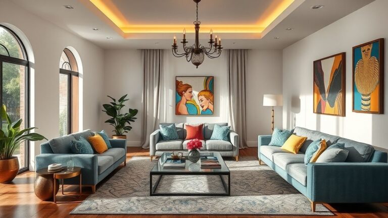 Sala de Estar de Luxo: Elementos que Trazem Requinte