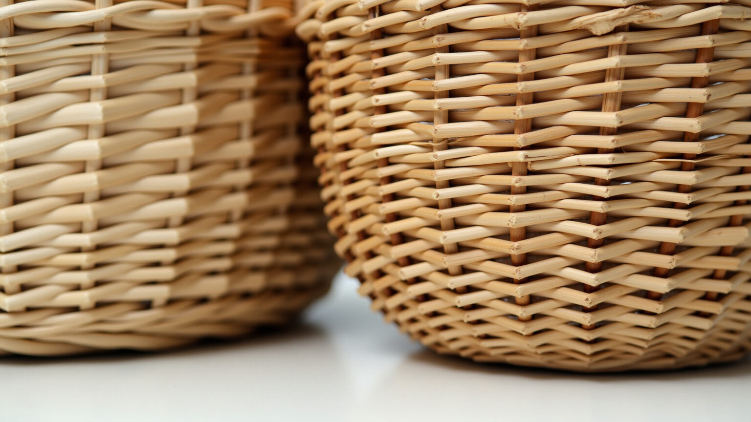 Cesto de Bambu vs Cesto de Vime Durabilidade e Estilo