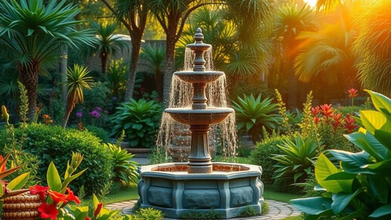 Fontes de Água no Jardim: 9 Ideias Lindas e Relaxantes