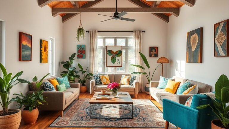 Sala de Estar Colorida: Energia e Alegria no Ambiente