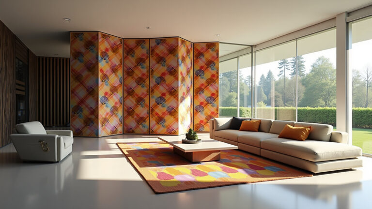 Biombo na Sala de Estar: Versatilidade e Decoração