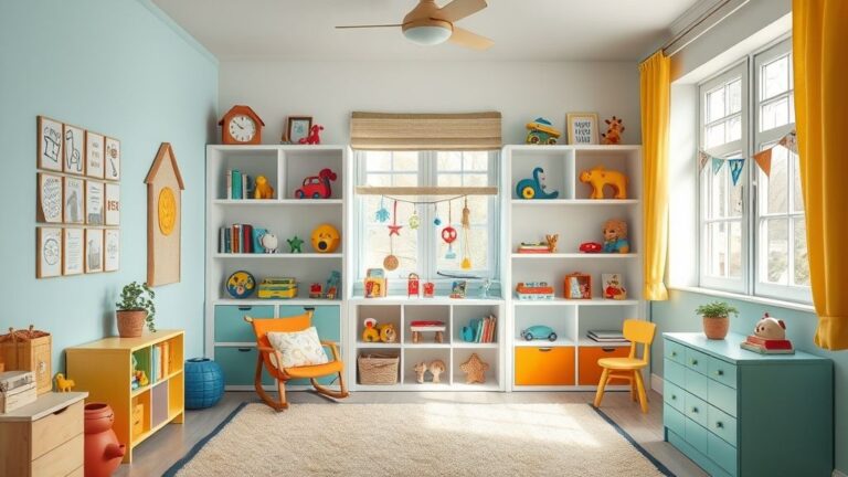 40 Ideias Prateleiras Criativas para Quarto Infantil