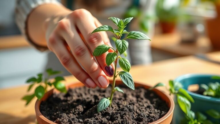 Guia simples de como plantar e cuidar de manjericão roxo em casa