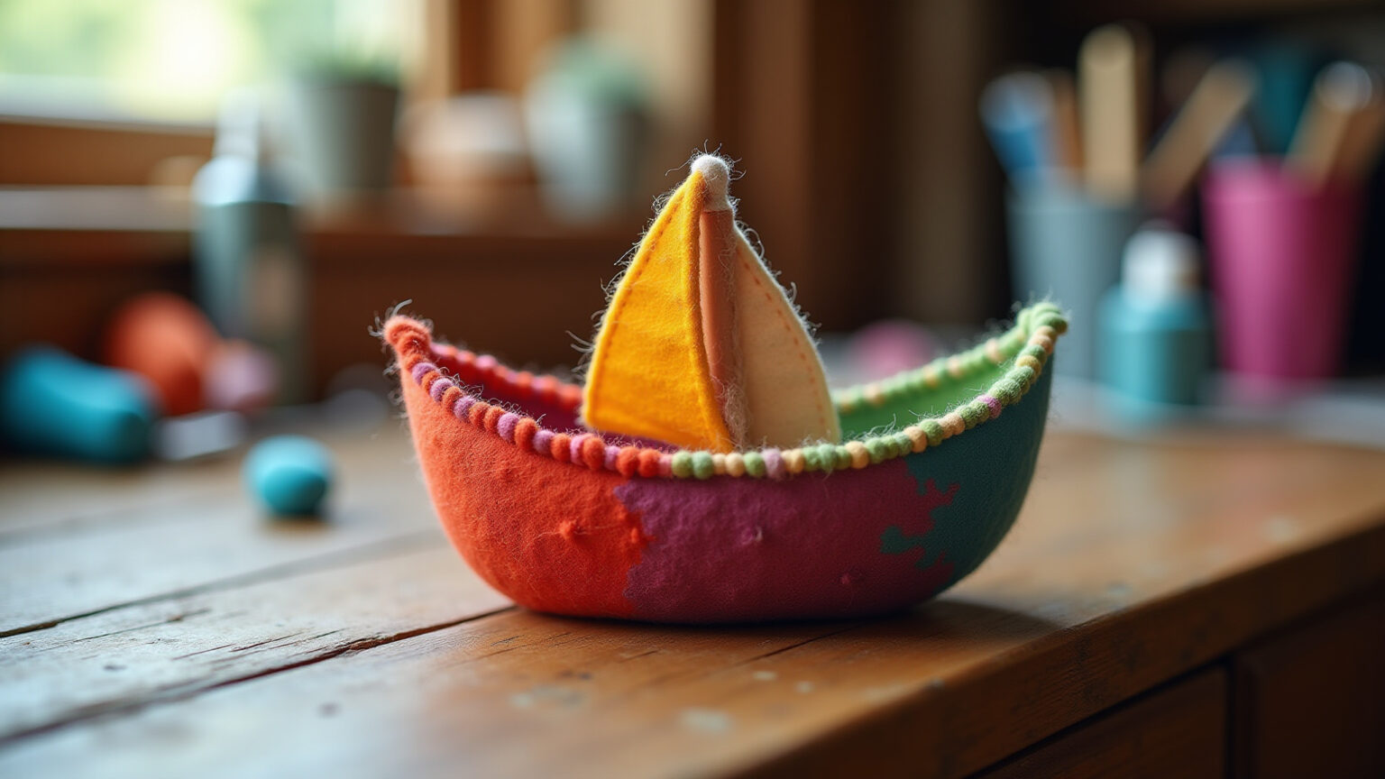 Barquinho Em Feltro Passo a Passo: Guia Completo Para Criar Peças Encantadoras