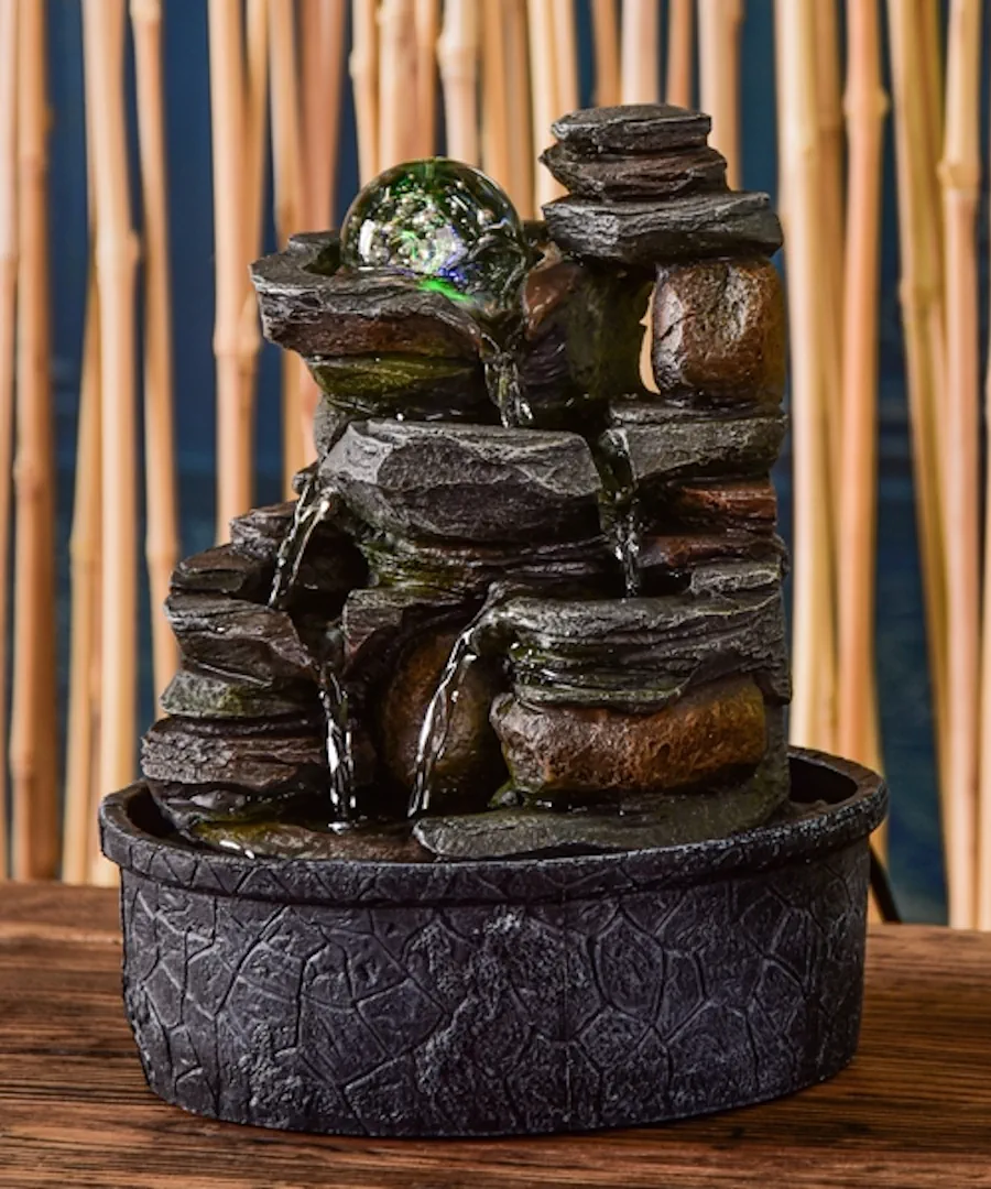 Fonte de água interior decorativa Satya ...