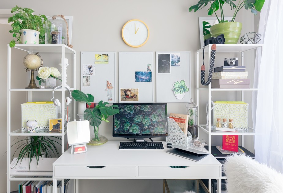 Decoração de home office feminino: 6 ...