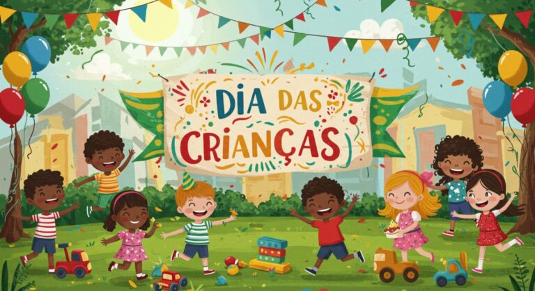 Dia das Crianças para Colorir