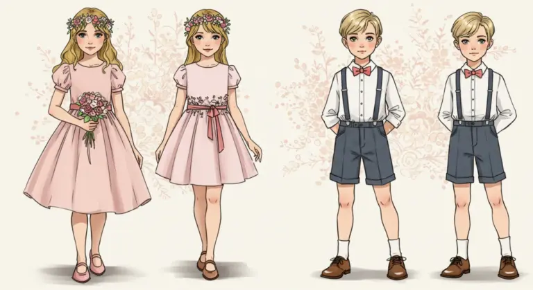 Fofura em Alta! Como Vestir Daminhas e Pajens com Charme e Conforto