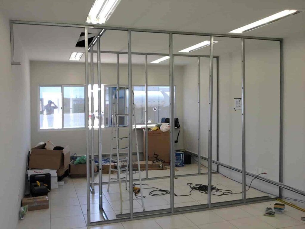 Paredes e forros de drywall – Ferma