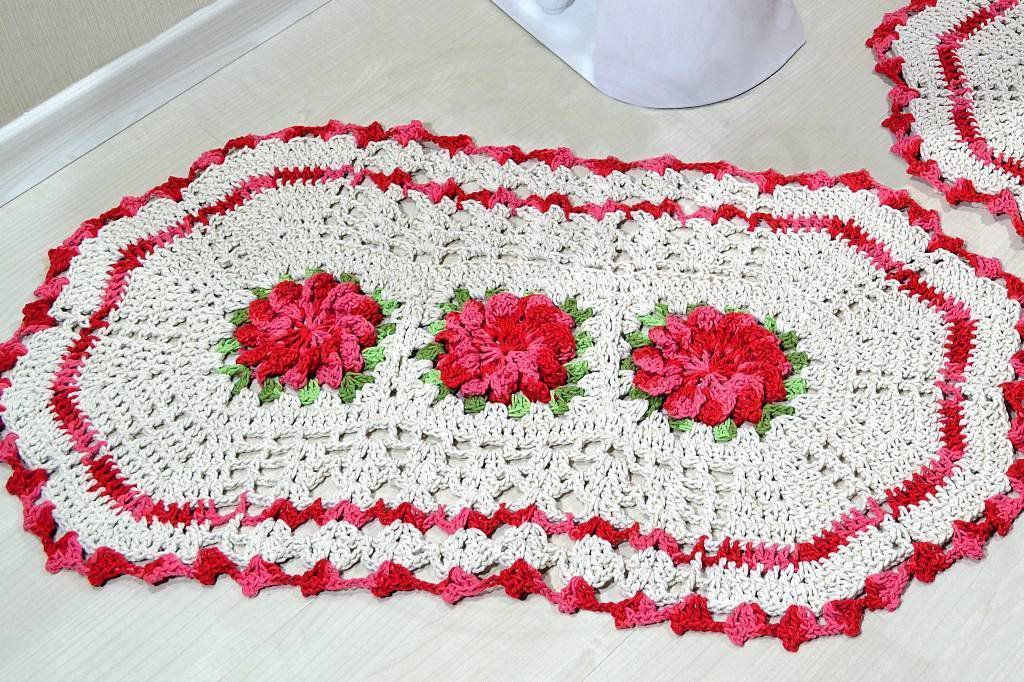 Jogo de Banheiro Crochê ...