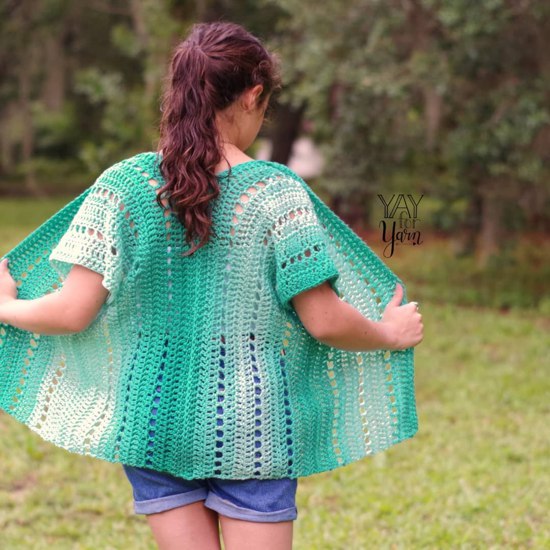 A Passo Quimono De Croche Kimono Crochê ...