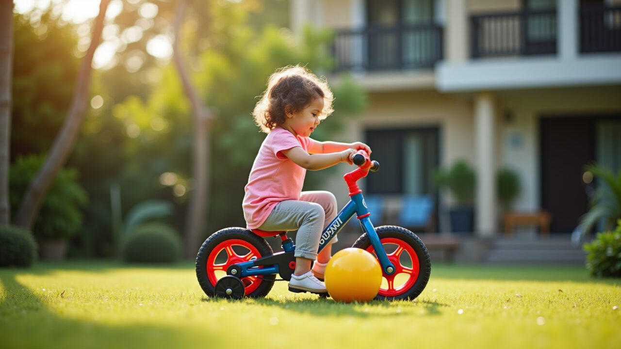 Brinquedos ao ar livre para crianças.