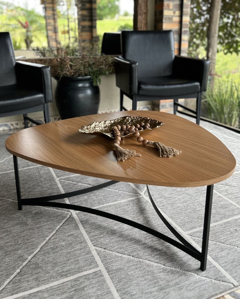 Mesa de Centro Orgânica - Ferro e ...