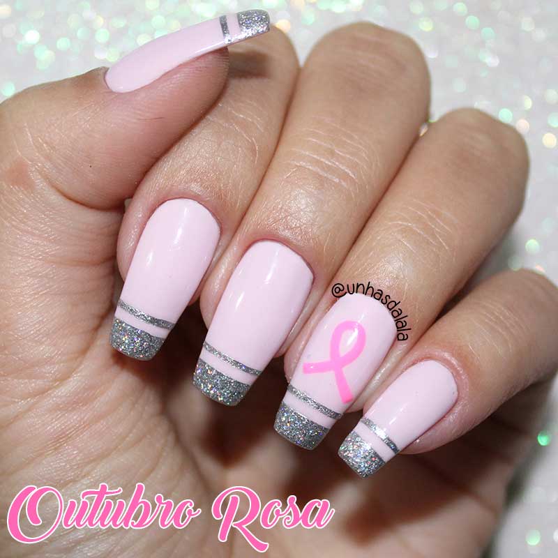 Unhas Decoradas Outubro Rosa – LARISSA ...