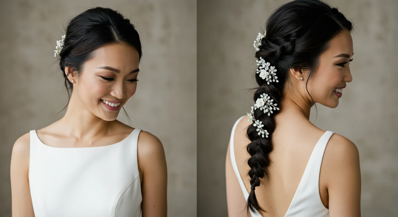 15 Ideias de Penteados com tranças para noiva: um toque de magia no seu grande dia