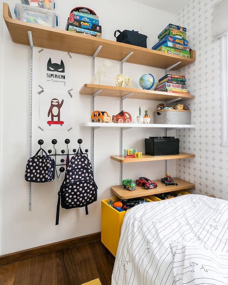 Prateleira para quarto infantil: 70 ...